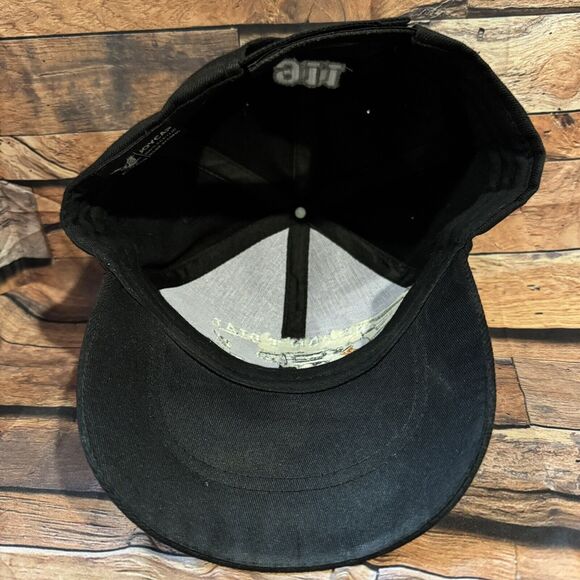 We Don’t Dial 911 Hat Embroidered Black Adjustable Hook & Loop Strapback Cap - Picture 6 of 7